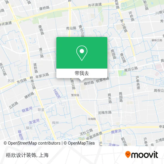 梧欣设计装饰地图