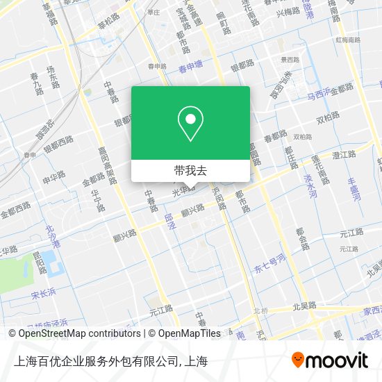 上海百优企业服务外包有限公司地图