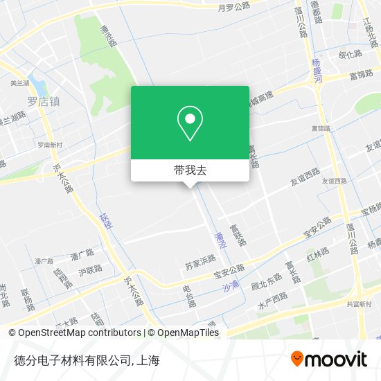 德分电子材料有限公司地图