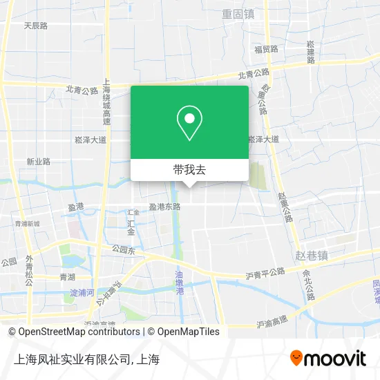 上海凤祉实业有限公司地图