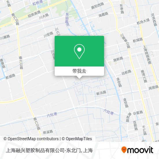 上海融兴塑胶制品有限公司-东北门地图