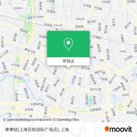 摩摩哒(上海百联国际广场店)地图