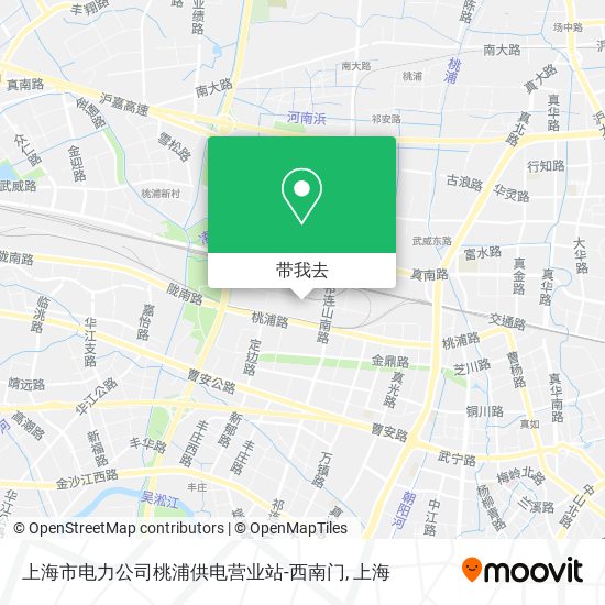 上海市电力公司桃浦供电营业站-西南门地图