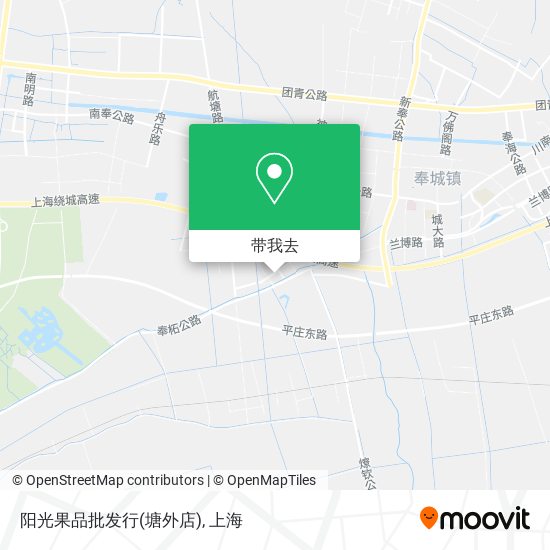 阳光果品批发行(塘外店)地图