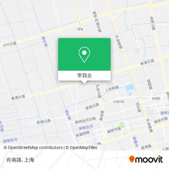 肖南路地图
