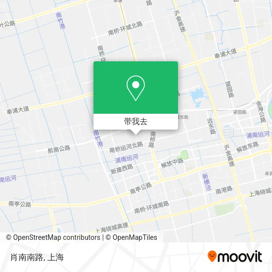 肖南南路地图