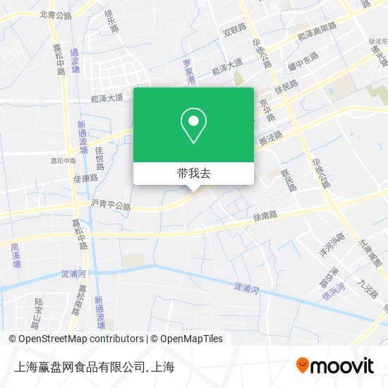 上海赢盘网食品有限公司地图