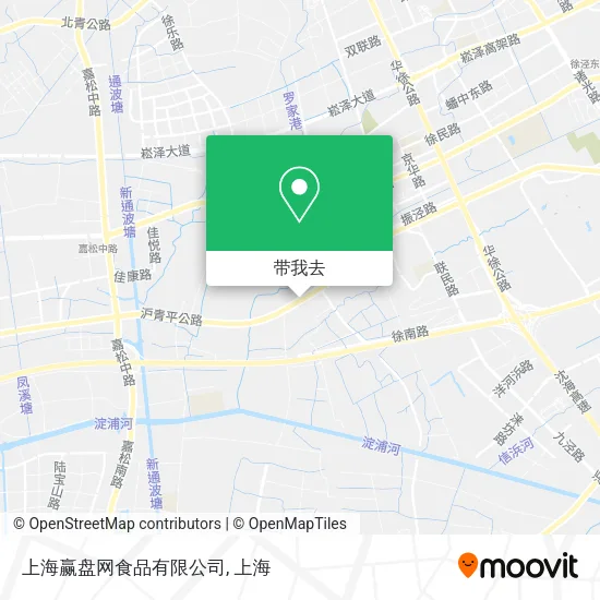 上海赢盘网食品有限公司地图