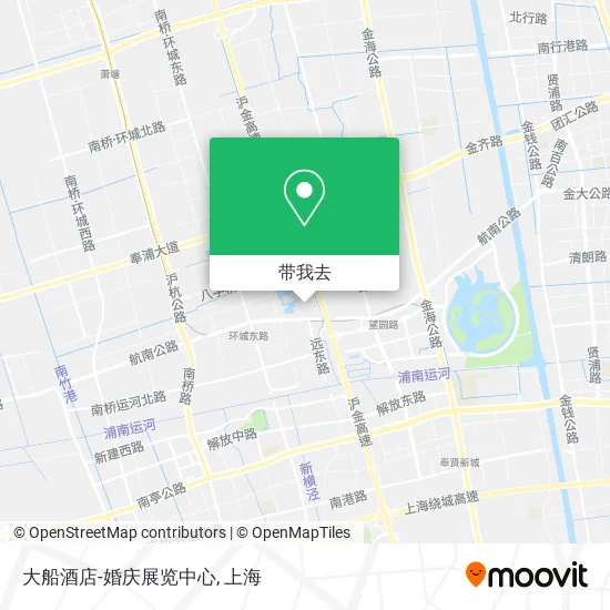 大船酒店-婚庆展览中心地图