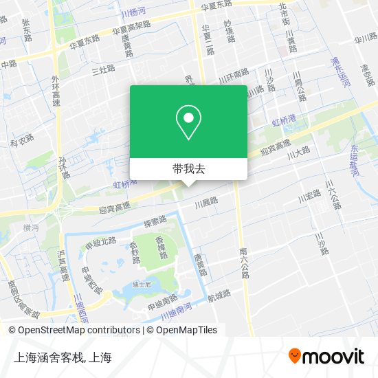 上海涵舍客栈地图
