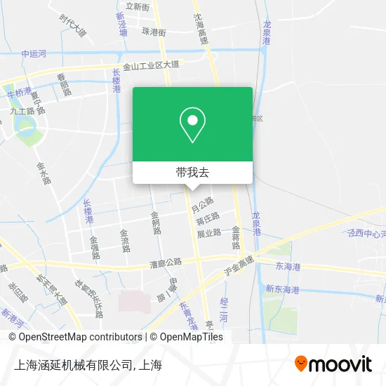 上海涵延机械有限公司地图
