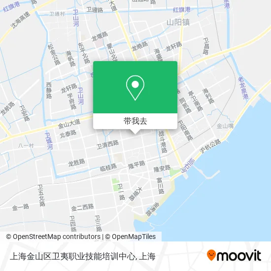 上海金山区卫夷职业技能培训中心地图