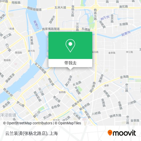 云兰装潢(张杨北路店)地图