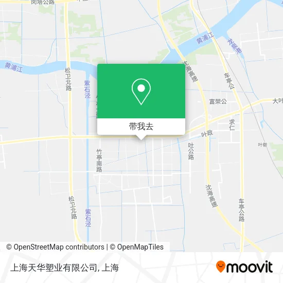 上海天华塑业有限公司地图