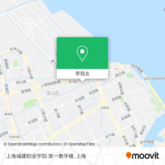 上海城建职业学院-第一教学楼地图
