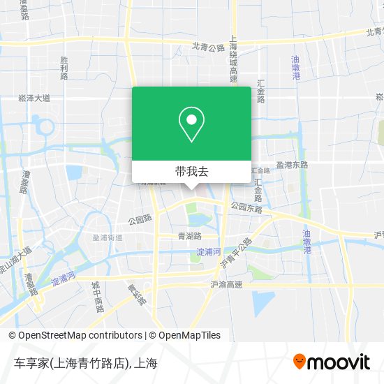 车享家(上海青竹路店)地图