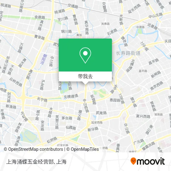 上海涌蝶五金经营部地图