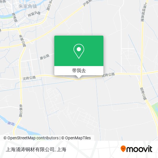 上海涌涛铜材有限公司地图