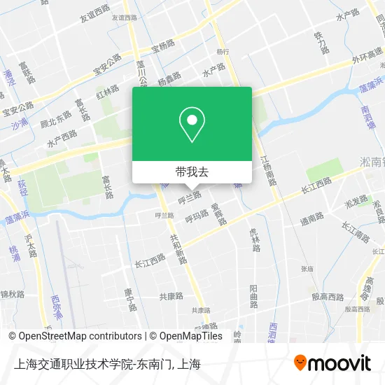 上海交通职业技术学院-东南门地图