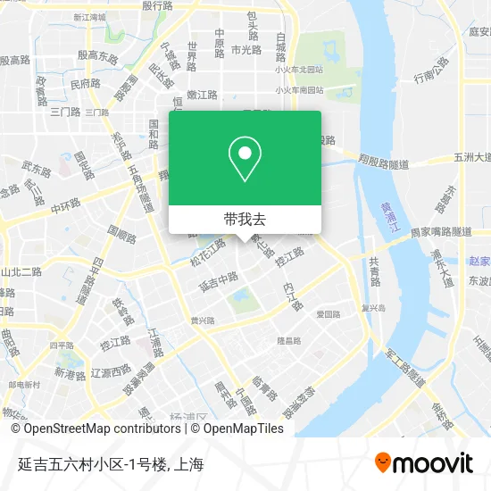 延吉五六村小区-1号楼地图