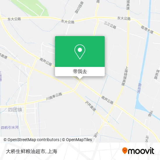 大桥生鲜粮油超市地图
