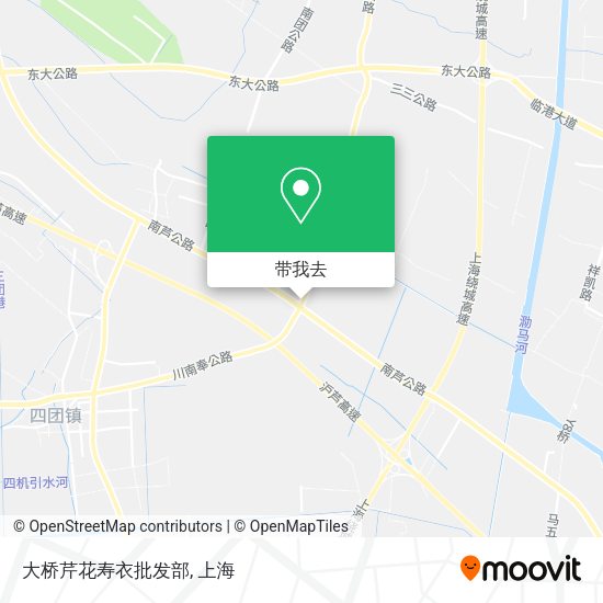 大桥芹花寿衣批发部地图