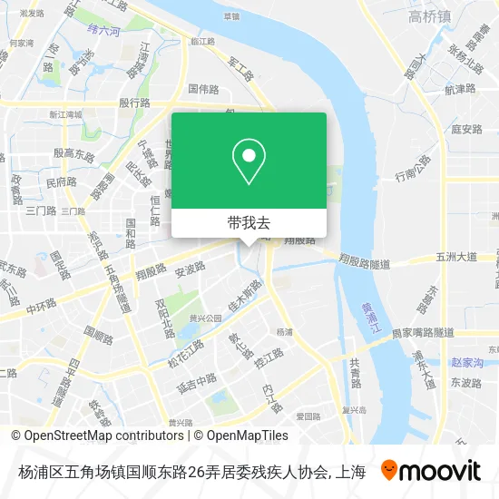 杨浦区五角场镇国顺东路26弄居委残疾人协会地图