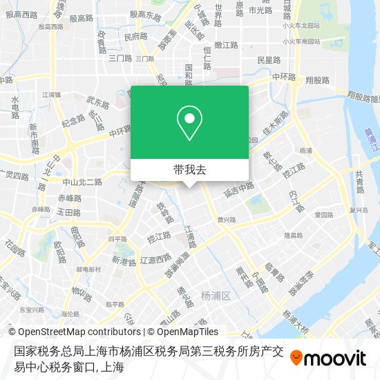 国家税务总局上海市杨浦区税务局第三税务所房产交易中心税务窗口地图