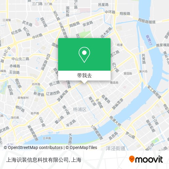 上海识装信息科技有限公司地图