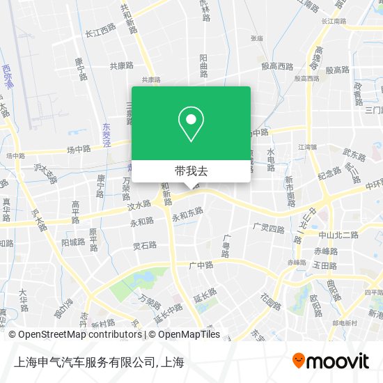 上海申气汽车服务有限公司地图