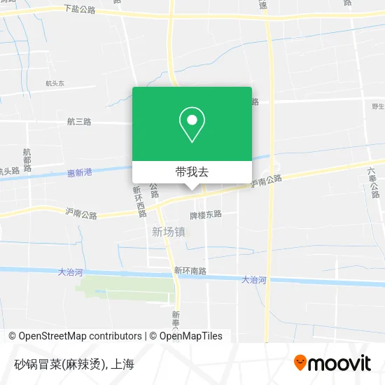 砂锅冒菜(麻辣烫)地图