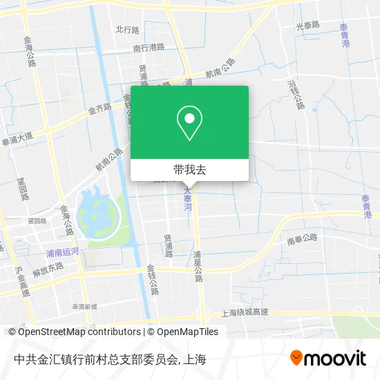 中共金汇镇行前村总支部委员会地图