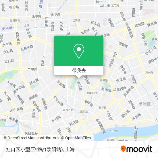 虹口区小型压缩站(欧阳站)地图