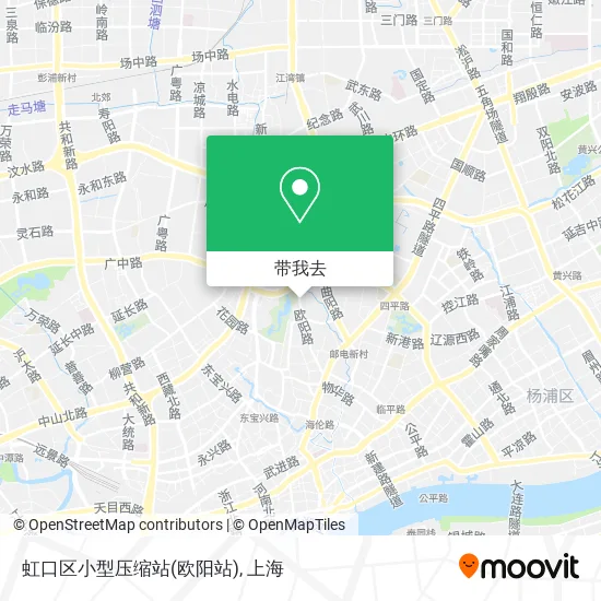 虹口区小型压缩站(欧阳站)地图