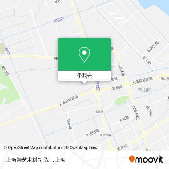 上海崇芝木材制品厂地图