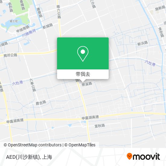 AED(川沙新镇)地图