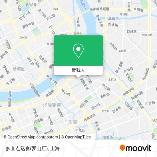多宜点熟食(罗山店)地图