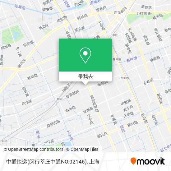 中通快递(闵行莘庄中通NO.02146)地图