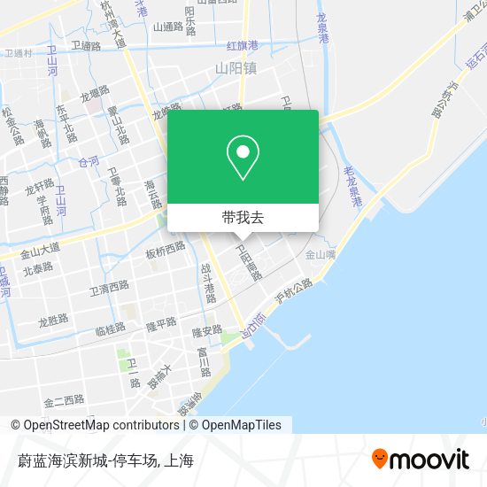 蔚蓝海滨新城-停车场地图
