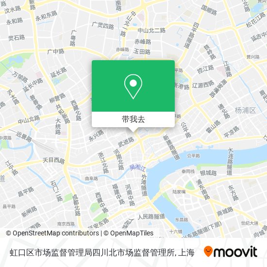 虹口区市场监督管理局四川北市场监督管理所地图