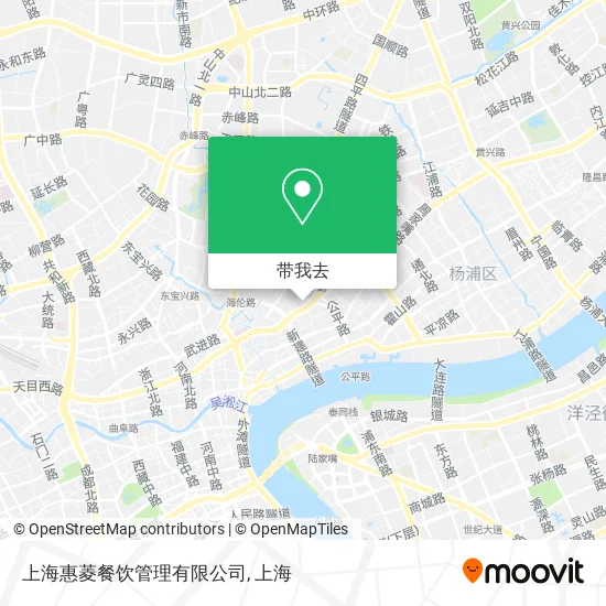 上海惠菱餐饮管理有限公司地图