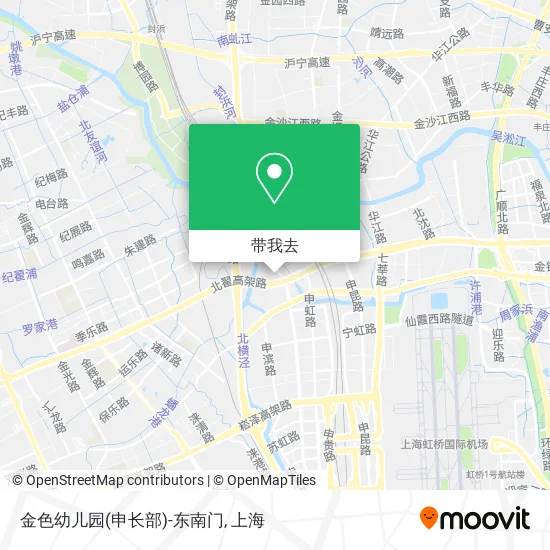 金色幼儿园(申长部)-东南门地图