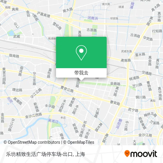 乐坊精致生活广场停车场-出口地图