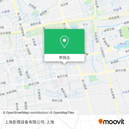 上海影视设备有限公司地图