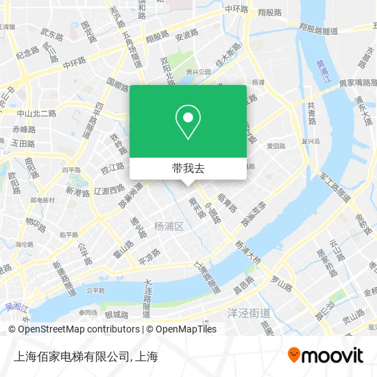 上海佰家电梯有限公司地图