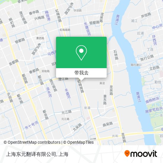 上海东元翻译有限公司地图