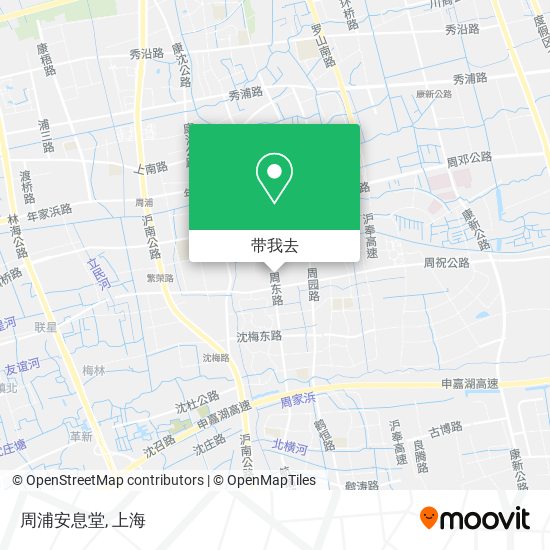 周浦安息堂地图