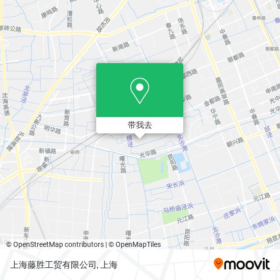 上海藤胜工贸有限公司地图
