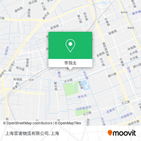 上海雷速物流有限公司地图