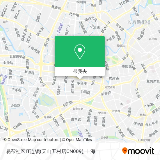 易帮社区IT连锁(天山五村店CN009)地图